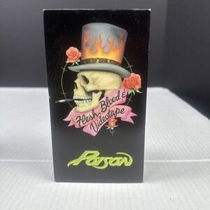 Flesh, Blood & Video by Poison (VHS, 1991, EMI Music Distribution)